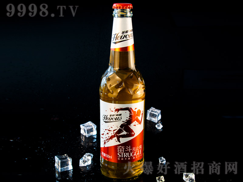 奋斗无止境啤酒500ml--大瓶装啤酒流通渠道啤酒代理批发